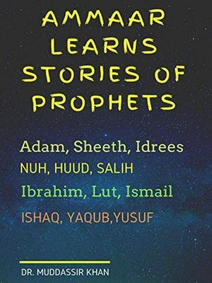 cover image of Ammaar Learns Stories of Prophets